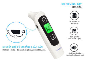 Nhiệt kế điện tử hồng ngoại cao cấp iMediCare iTM 32A